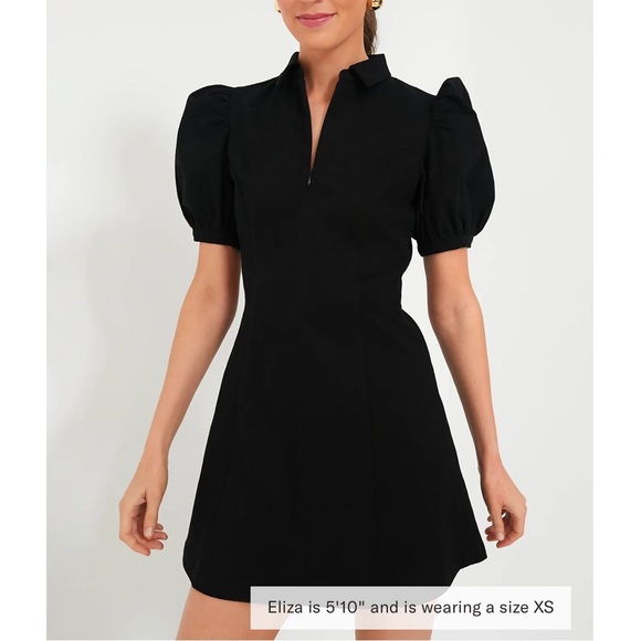 Tuckernuck | Dresses | Hyacinth House Black Front Zip Denim Mini Dress ...